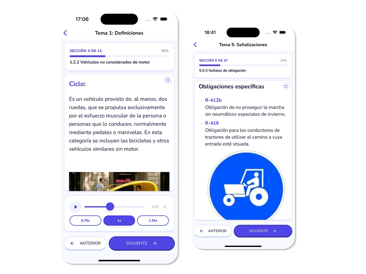 Audiolibro del temario
